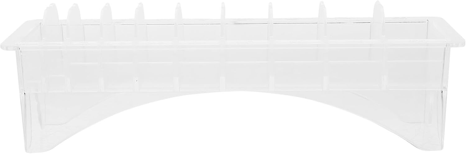 White Electric Clipper Comb Storage Box, 10 Slot Organizer Ps