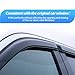 Nilight Window Visors for Honda Accord 2008 2009 2010 2011 2012 2013 2014 2015 2016 2017, Out-Channel Window Wind Deflectors Rain Guards -4PCS