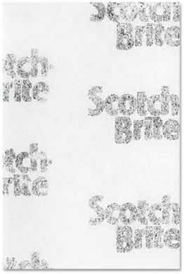 3M 98 Light Duty Cleansing Pad, 6 x 9, White, 20/Pack, 3 Packs/Carton