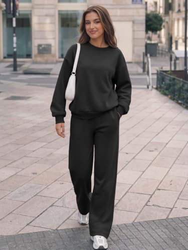 Trendy Queen Womens 2 Piece Sweatsuit Fall Sweat Outfits Lounge Sets 2026 - image 2