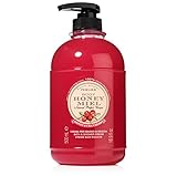 Perlier Honey & Cranberry Bath & Shower Cream 16.9 fl oz Pump Top