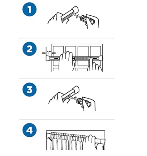 Oval Spring Tension Rod 16-24" By Graber #TOP3