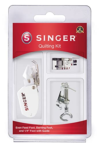 Quilting Presser Feet Kit,Silver, Argentée, 0,6 cm