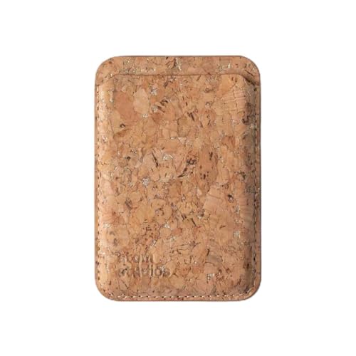 Portefeuille liège durable Atom Studios pour iPhone 16 porte-carte Magsafe