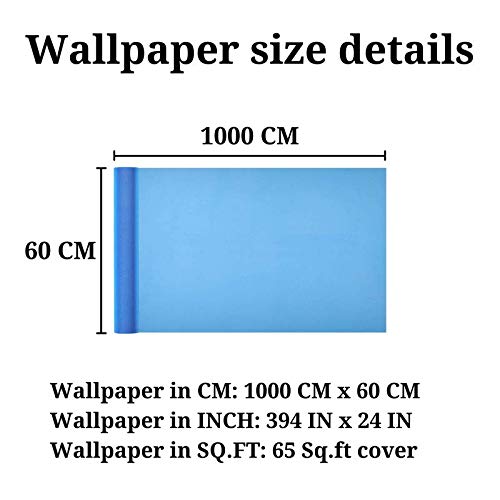 Image of Jaamso Royals Orange Plain matt Wallpaper - Self Adhesive, Water Proof, Peel and Stick Sticker (1000 CM X 60 CM, Orange)