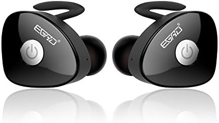 EGRD Cordfree Bluetooth Earphones, Mini Invisible Truly Wireless Bluetooth Sports Headphones Earbuds,2 Working Modes-Dual Ear Mode/Single Ear Mode,Sweatproof Fitness Earphones with Mic
