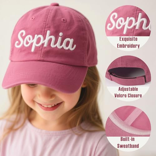 Gorra de béisbol personalizada para niños y niñas miniatura 3