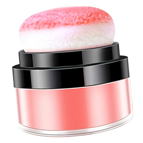 iplusmile Rubor De Maquillaje En Cojín 1 Unidad Tono Coral Control De Aceite Polvo Suelto Para Mujer Uso Facial Natural Ligera Transpirabilidad