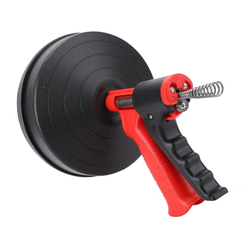 Serpierte manual o para taladro de acero al manganeso 65, alta dureza y flexibilidad para desatascar inodoros y cocinas (resorte de 10 m) miniatura 3
