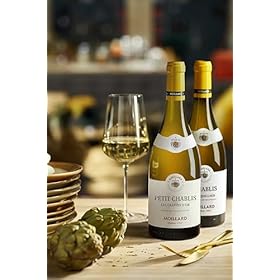 Moillard – Gift box Chablis and Petit Chablis, Chardonnay White wine, Burgundy Wines in wooden case (2 x 0,75L)