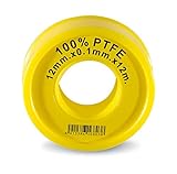  Anzapack 954114F - Cinta Teflón Profesional De 12 M. X 12 Mm. X 0,1 Mm.