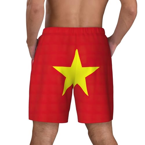 Short de bain pour homme séchage rapide EdWal imprimé drapeau - 4