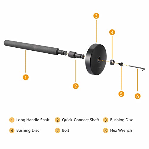 DAYUAN 52 TLG Radlager Montagescheiben Radialdichtringen Buchsen Schalen Gummis Abzieher Druckstück Treibsatz Einpressen 18–65 mm
