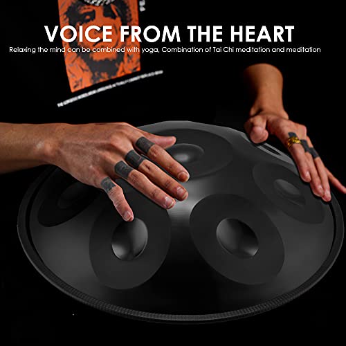 Handtrommel met 9 noten, SEAAN professionele handpan drum handmade, 22 inch 9-tint, gemakkelijk te dragen trommelpakket… - Image 3