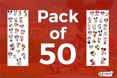 Image of Mickey Mouse Stickers for Kids & Teens - Vinyl Decals | Waterproof Stickers for Laptops, Water Bottles, Bikes
