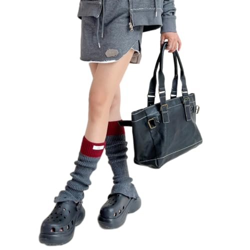 1 Pair Japanese Sweet Girl Leg Warmer Knitted Long Socks Foot Leg Cosplay Womens Autumn Winter Warm Socks