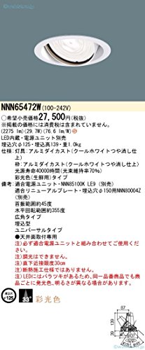 �p�i�\�j�b�N(Panasonic) ���j�o�[�T���_�E�����C�g LED UV250�` ��125 ���N�p �ʌ��F NNN65472W