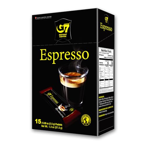TRUNG NGUYEN G7 ESPRESSO �C���X�^���g�R�[�q�[ �G�l���M�[�u�[�X�g - �s���A�A���r�J�� ��_�Ȗ� �D�������� - �����ă��b�`�ȃx�g�i���C���X�^���g�G�l���M�[�R�[�q�[ (15�{/��)