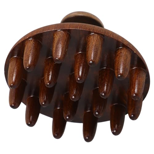 BIUDECO Peine Masajeador de Madera para Cabelludo Cepillo de Dientes para Champú y Masaje Cepillo Suave para Hombres y Mujeres Cuidado Capilar Natural y Seguro