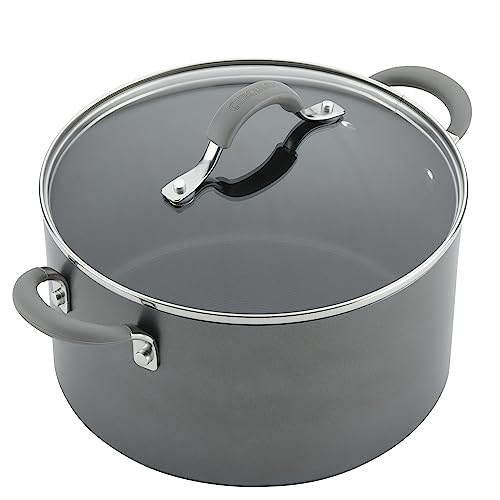 Circulon 84564 Elementum Hard Anodized Nonstick Cookware Set / Pots And Pans Set - 10 Piece, Gray #TOP6