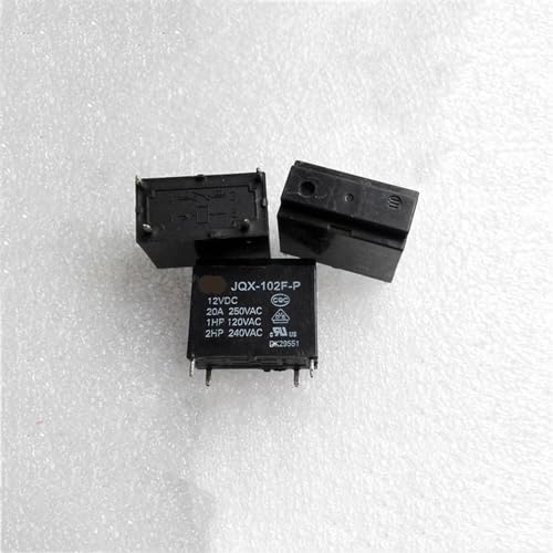 Relais électromécanique JQX 102F P 12V miniature 20A pour circuits imprimés miniatures