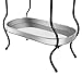 BirdRock Home Stainless Steel Beverage Tub with Stand - Oval - Bottom Tray - Party Drink Holder - Wooden Handles - Outdoor or Indoor Use - Free Standing
