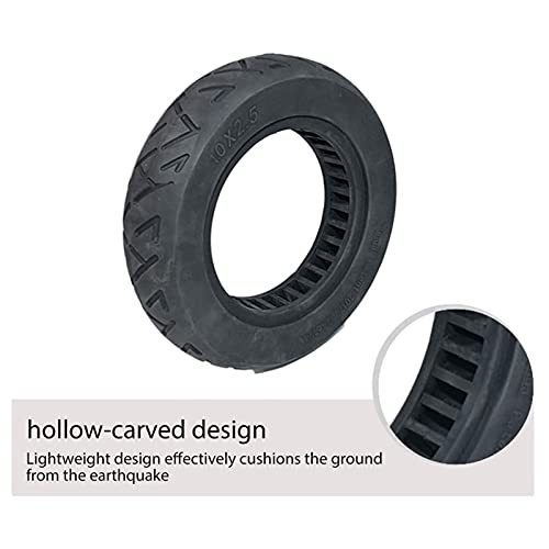 Pneu solide pour scooter électrique 10x2.5 pouces increvable - 4