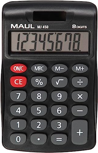Maul Taschenrechner MJ 450 | großes Display mit 8 Stellen |...