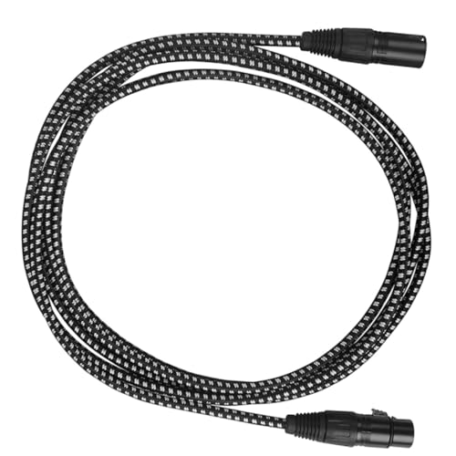 HAMPPLIES ケーブル ピンマイク用 女性-男性 オーディオ接続線 録音 演奏 スピーカー対応 ノイズ低減設計