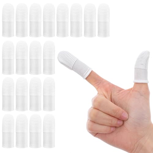 YUIANLB 20 Pcs Pet Dental Care Kit Finger Toothbrush Oral Cleaning Wipes Soft Washable Fabric Freshens Breath Reduces Plaque Tartar Complete Oral Hygiene Set for Puppies Kittens at Home