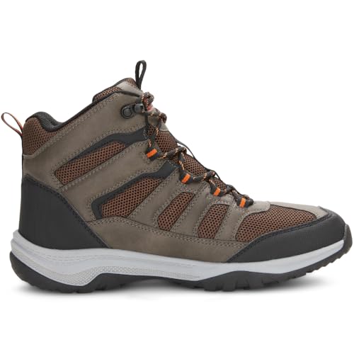 Khombu Men's Windrip Mid Waterproof Hiking Boots Multi-Terrain Lugs Hardy & Robust Design3