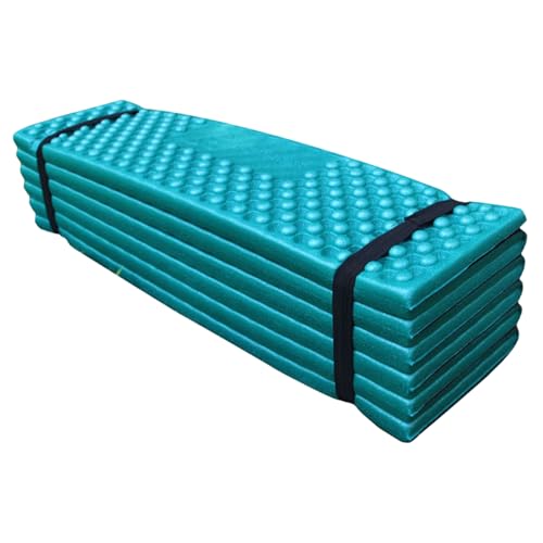 Sgqtqybk Ultralight Foam Sleeping Pad, Waterproof Humidity-Resistant Foldable Egg Crate Soft Pad, for Outdoor Backpacking Hiking Picnic, Camping