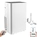 Echos® Mobile Klimaanlage 12.000 BTU mit Abluftschlauch WiFi & Fensterabdichtung Mobiles Klimagerät Leise ≤56dB App/WLAN Steuerung Fernbedienung 24h Timer 3in1 Luftkühler, Luftentfeuchter & Ventilator