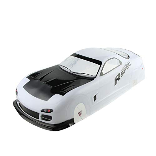 Manrock 1/10 Scale RC Painted Drift Racing Touring Onroad Car Body Shell RX7 White