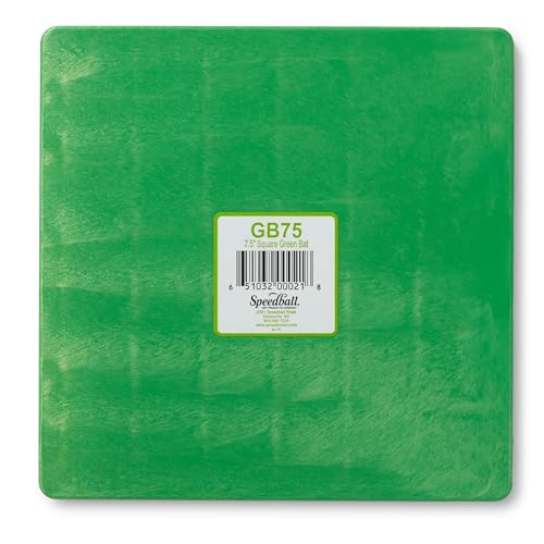 Speedball Injection Molded Plastic Bat, Square, 7.5 inch Diameter, Green (GB75)