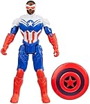 Marvel Avengers VenomVersus Le monde d'action épique Anti-Venom Captain America Figure & Accessoire de bouclier, 4-Inch (10 cm) Jouets Super Hero pour les enfants 4+