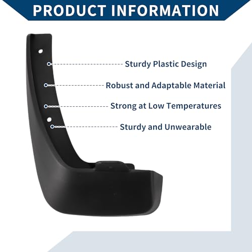 Image of Mud Flaps Splash Guards W /Mount Accessories for Toyota Vios 2008-2013 Front & Rear Mud Guards