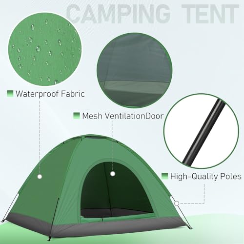 Carpa Dome para Camping 6.5x6.5 pies para 3-4 personas miniatura 2