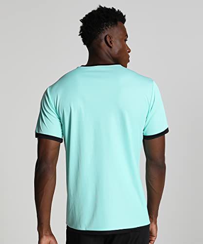 Image of Puma Men's teamLIGA Football Jersey | Lightweight and Sweat Proof Polyester Sports Crew Neck Training T-Shirt for Men | Breathable Athletic T-Shirt for Football & Sports