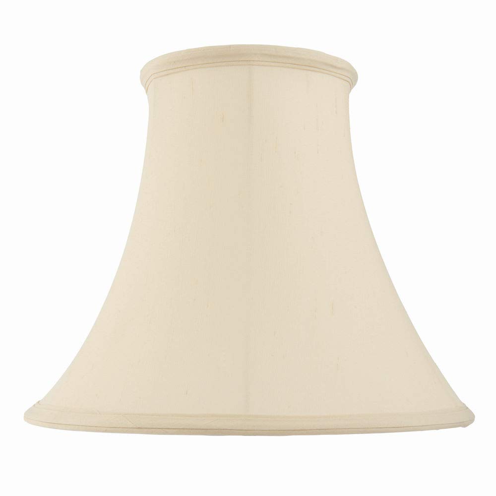 Round Bell Table Lampshade Light Shade (16 Inch), Cream Cotton Mix