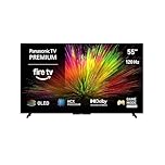 Panasonic Premium TV-55Z80BEZ, Z80B Series, 55-Inch, 4K Ultra HD OLED Smart TV, 2025, Fire TV, Dolby Vision and Atmos, Game Extreme Mode, Alexa and Apple Support, Bluetooth, Black
