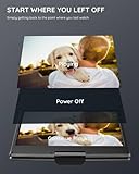 Boifun 16.9'' Portable DVD Player with 14.1'' Large HD Swivel Screen, 6 Hrs Battery Life, Support FM/USB/SD Card/Sync TV and Multiple Disc Formats, No Region Restrict, High Volume, Classic Black - Image 7