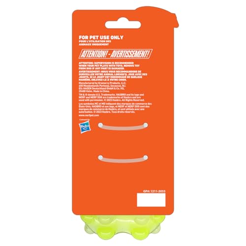 Nerf Dog Juguete Mordible Bone 7in TPR Pack 2 miniatura 4