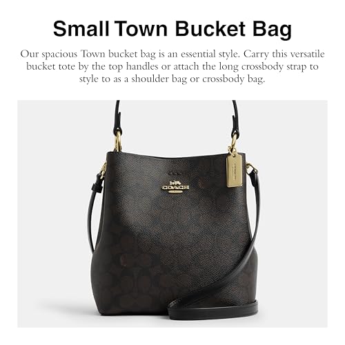 Coach Small Town Bucket, IM/Walnut/Black2