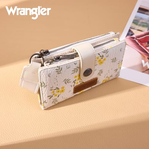 X Wrangler Small Wallet Women, Wristlet Rfid Blocking Wallets Large Capacity Bifold Wallet with Coin Pocket - Image 4