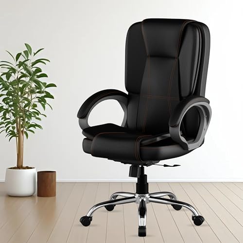 Image of FUGO FG13 Ergonomic Office Chair | Adjustable Height Swivel Chair with 360 Rotation | Comfortable Seating for Home Office & Study | Computer Desk Chair with 3-Year Warranty (Black)