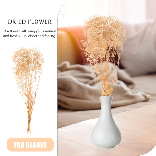 Ramo de flores secas artificiales Soplo de bebé beige miniatura 5
