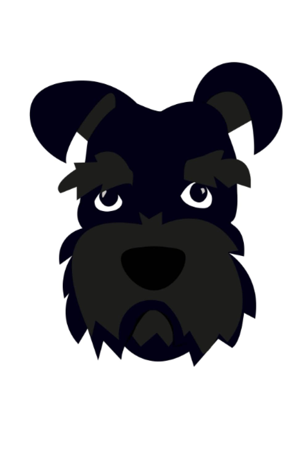 Grumpy Black Schnauzer Dog Notebook - Notebook for Dog Lovers: Schnauzer Mom Notebook, Cute Dog Notebook, Notebook for Dog Lovers, Pet Journal, Black Grumpy Schnauzer Notebook