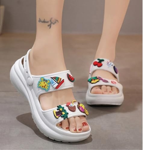Image of CASSIEY Women Fashionable Comfortable Lightweight Slingback Clogs Sandals, Outdoor EVA Clogs