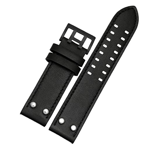 Bracelet cuir véritable 22mm pour Hamilton Aviation H77755533 H77616533